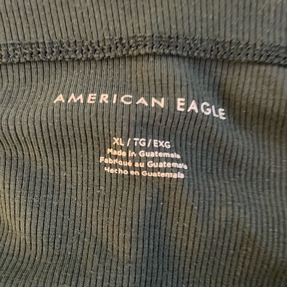American Eagle, XL, green, cropped tank top - Picture 2 of 3